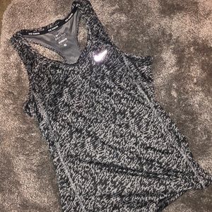 NIKE v neck drifit running tank